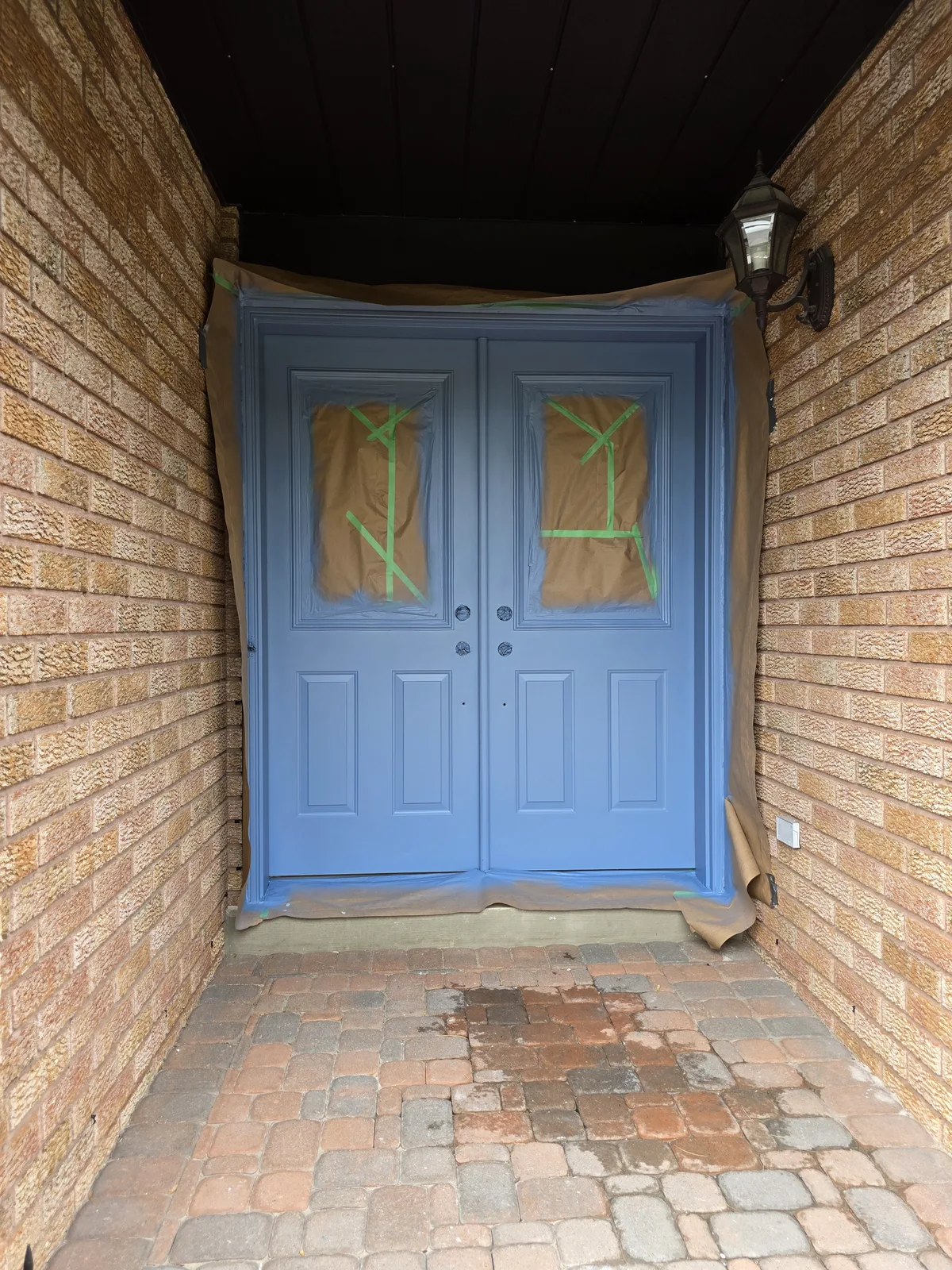 Front doors — Before